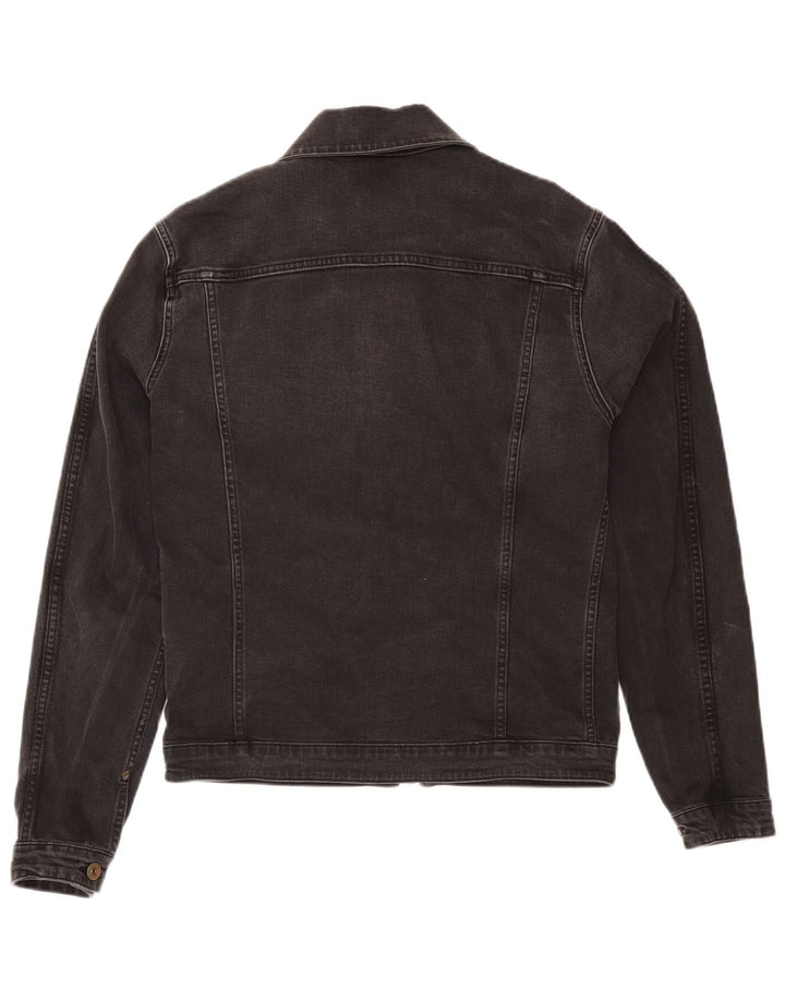 Scotch & Soda Dame denimjakke UK 16 Stor Grå Bomuld