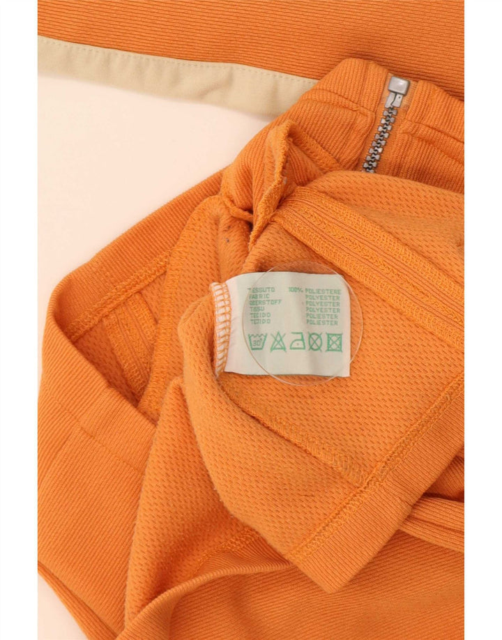 Diadora træningsdragt topjakke til kvinder UK 12 Medium Orange Colourblock