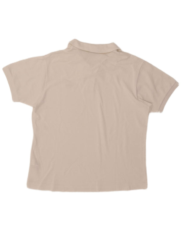 Lacoste Herre Classic Fit Polo Shirt Størrelse 6 XL Hvid Bomuld