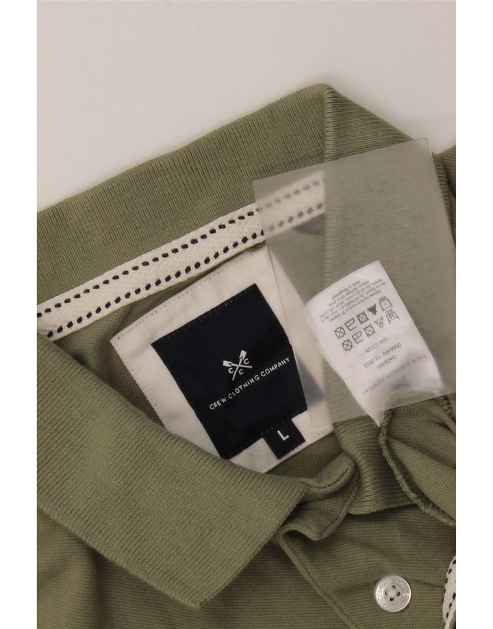 Crew Beklædning Herre poloshirt Stor Khaki Bomuld