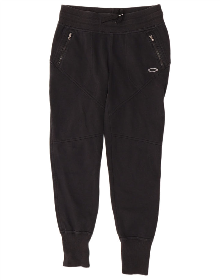 Oakley Womens Tracksuit Bukser Joggers UK 8 Small Black