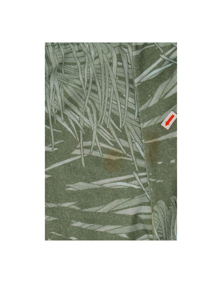 ADIDAS Mens Swimming Shorts Small  Khaki Floral Polyester