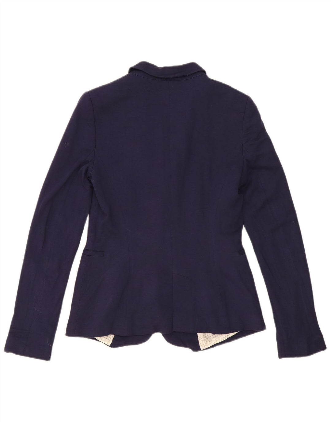 Zara Dame 1 Knap Blazer Jacket UK 10 Small Navy Blue