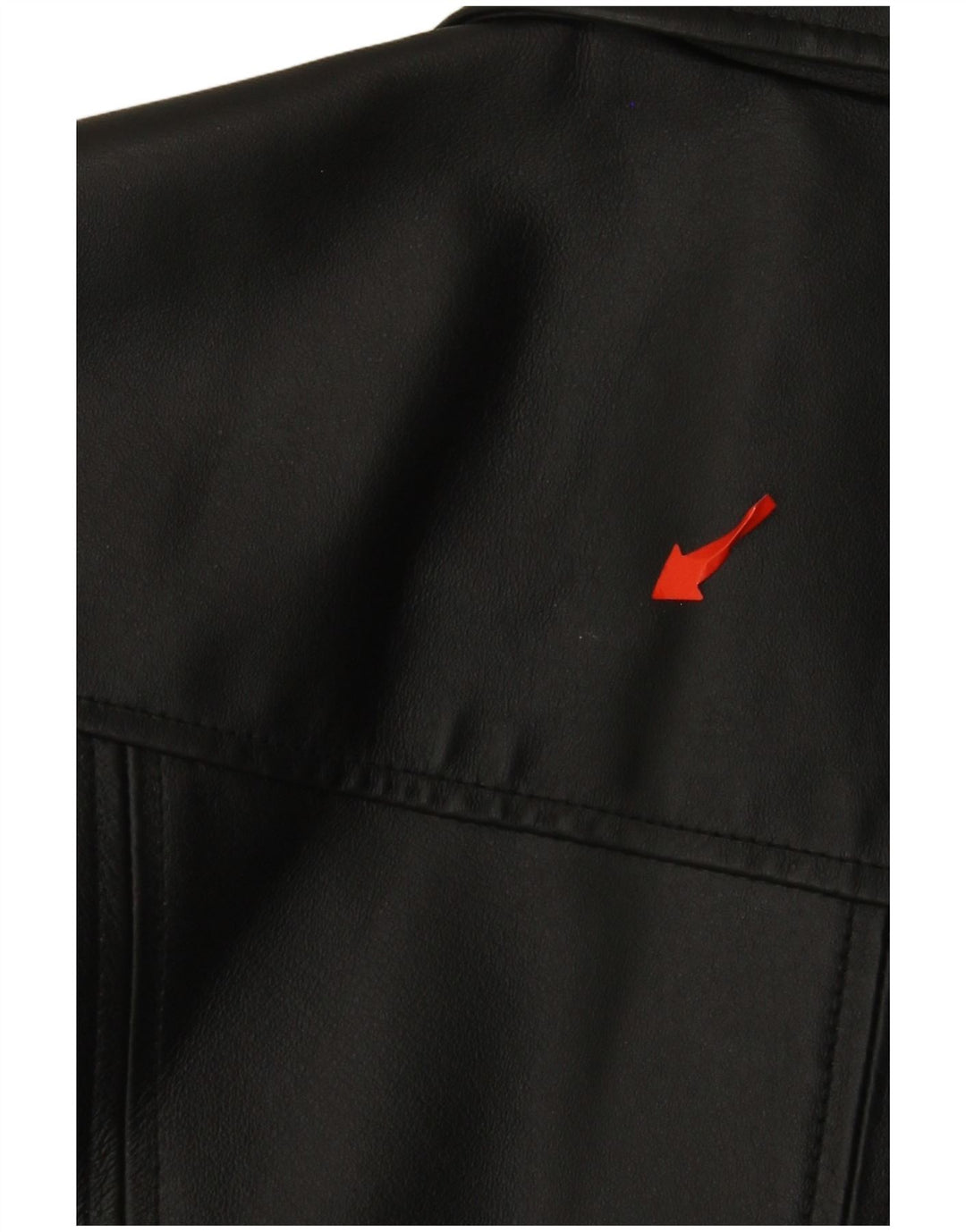 Covington Dame Læderjakke UK 14 Medium Sort Læder