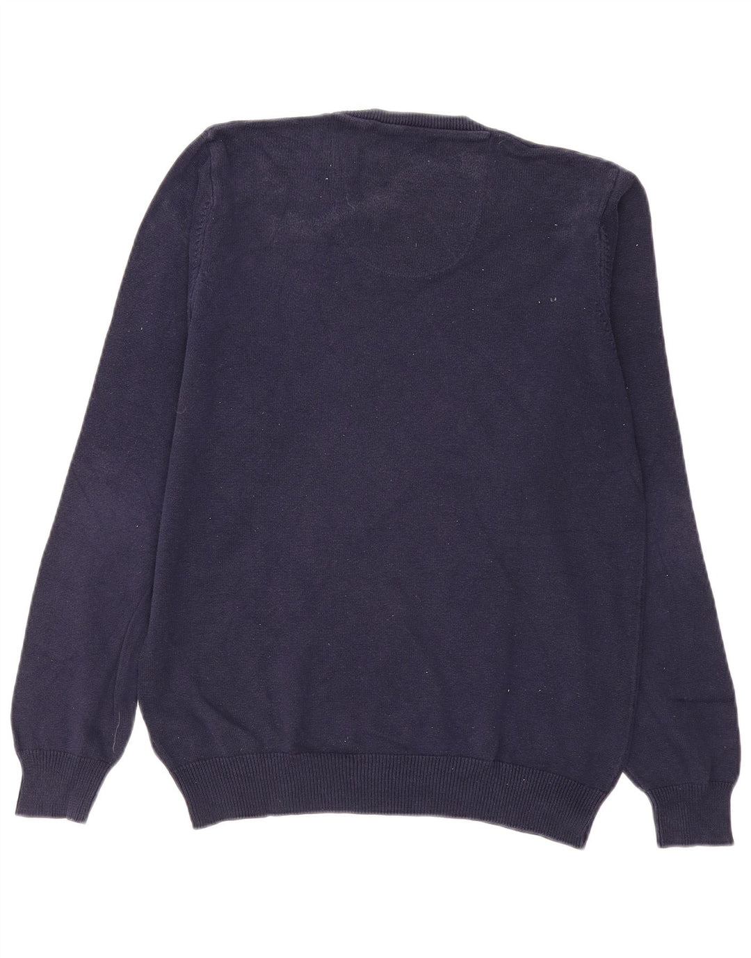 Marks & Spencer Herre V-hals sweater Medium marineblå bomuld