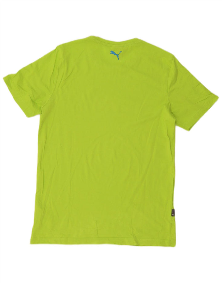 Puma Herre grafisk T-shirt Top mellemgrøn bomuld