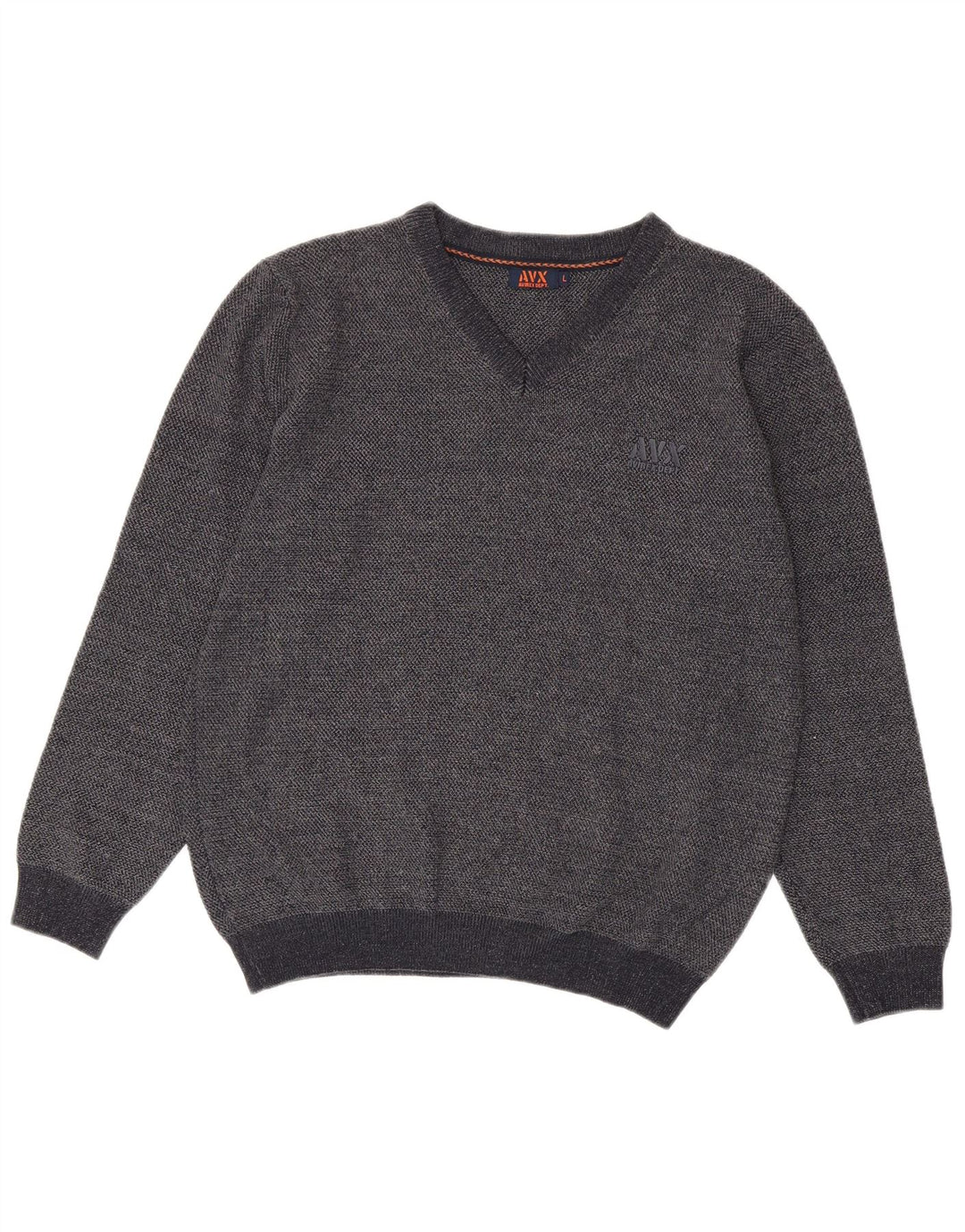 Avirex Herre V-hals sweater Stor Grå Viscose