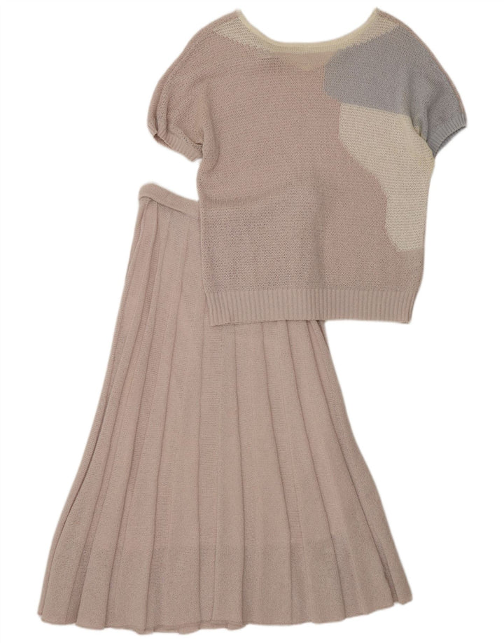 GOLLEHAUG Dame 2-delt nederdel Sæt EU 40 Medium W28 Lilla Colourblock