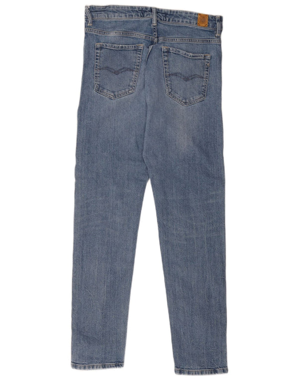 Replay Dame Marty Boy Fit Slim Jeans W28 L29 Blå