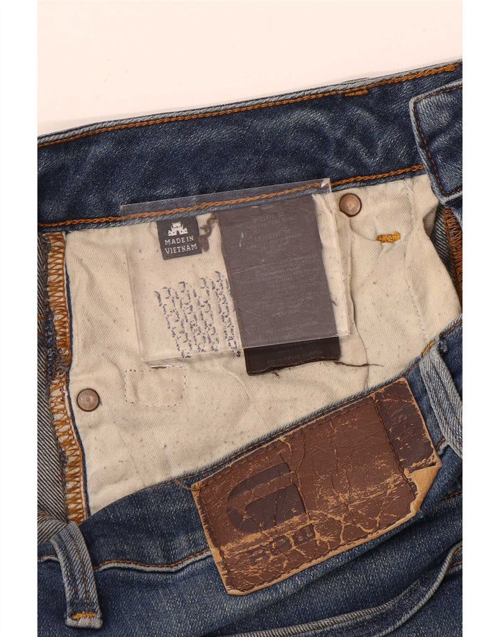 G-Star Herre Distressed Straight Jeans W30 L34 Blå Bomuld