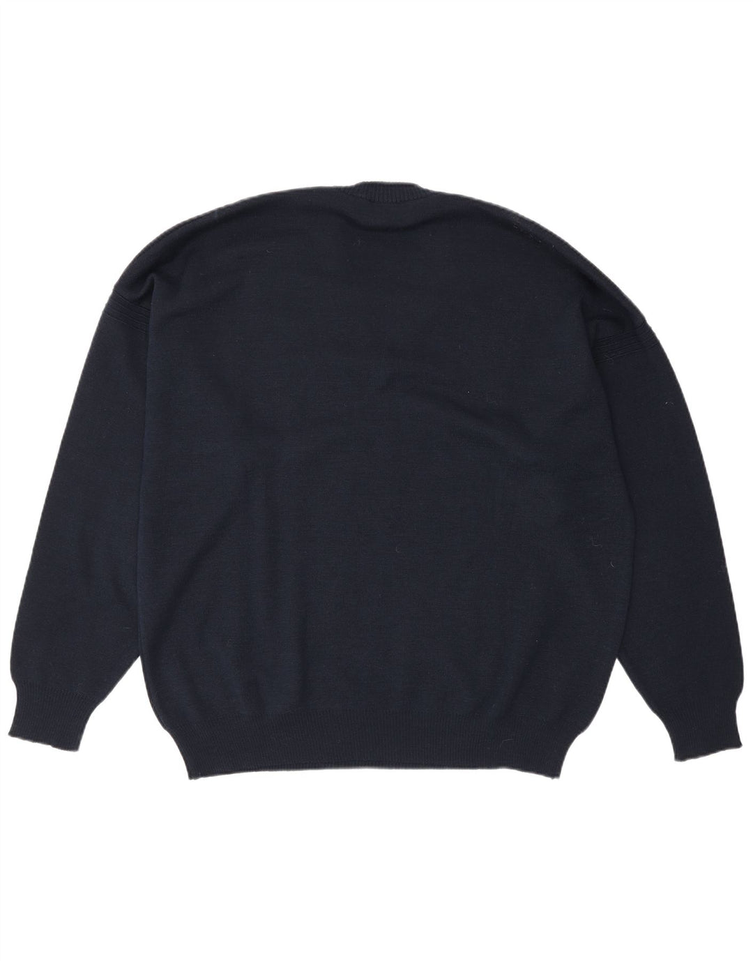 Il Granchio Herre V-hals sweater XL Marineblå Uld