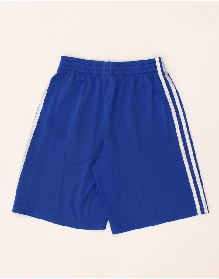 ADIDAS Boys Sport Shorts 10-11 Years Medium Blue Polyester Vintage Adidas and Second-Hand Adidas from Messina Hembry 