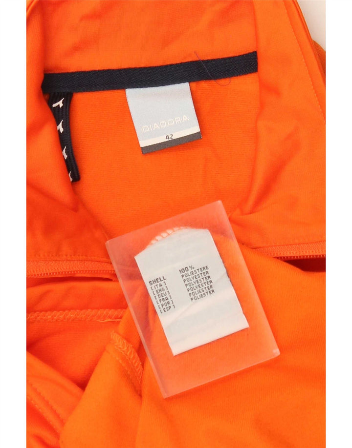 Diadora Dame grafisk træningsdragt Topjakke IT 42 Medium Orange Polyester