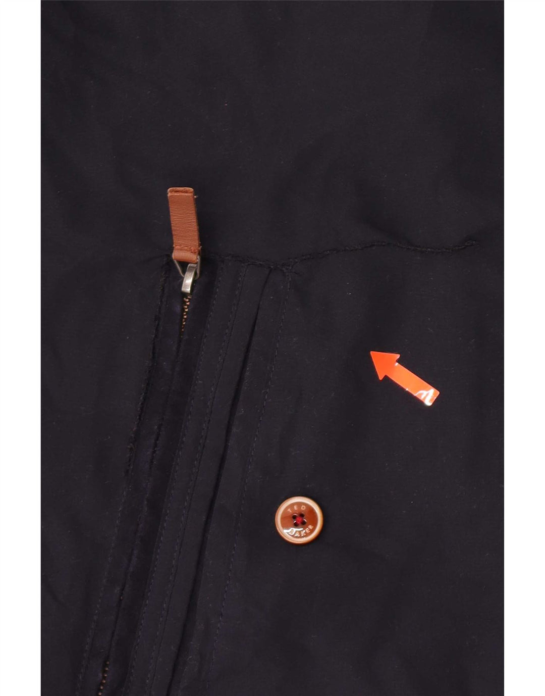 Ted Baker Bomberjakke til mænd str. 3 Medium Navyblå polyester