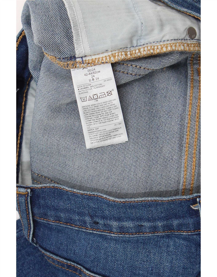Gap Dame Cropped Jeans IT 42/44 Medium W28 L26 Blå Bomuld