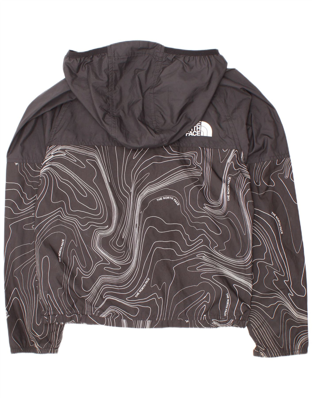 The North Face Boys Grafisk Regnjakke med Hætte 7-8 år Lille Sort