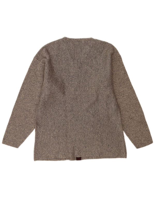 Lee Herre V-hals sweater XL Grå Flecked Wool