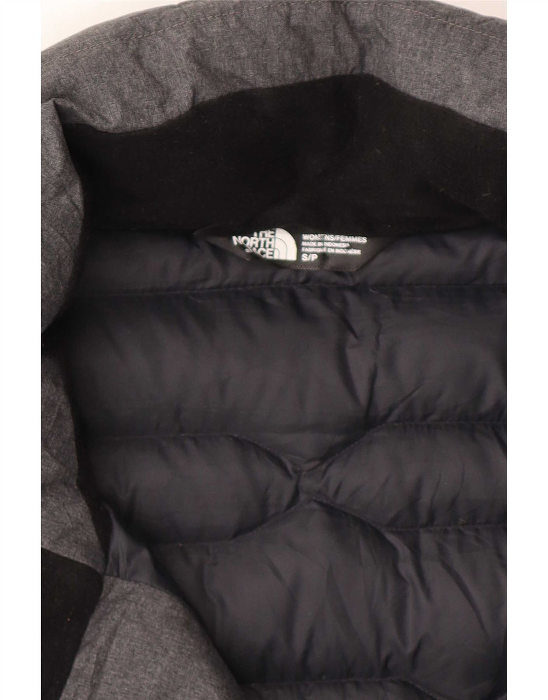 The North Face Dame Polstret Frakke UK 10 Lille Grå Nylon
