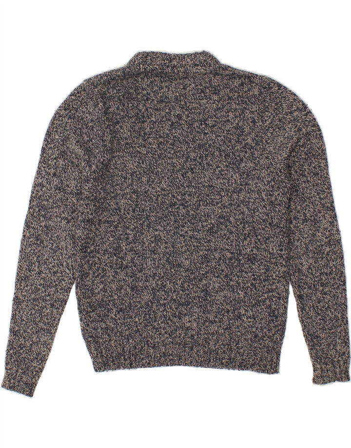 PENGUIN Womens Crew Neck Jumper Sweater UK 14 Medium Grey Lambswool Vintage Penguin and Second-Hand Penguin from Messina Hembry 