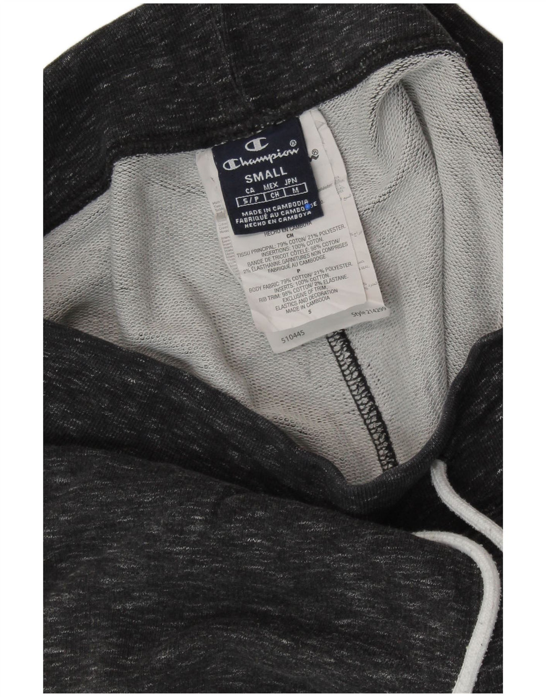 CHAMPION Herre træningsdragt Bukser Joggers Små Grå Flecked Bomuld