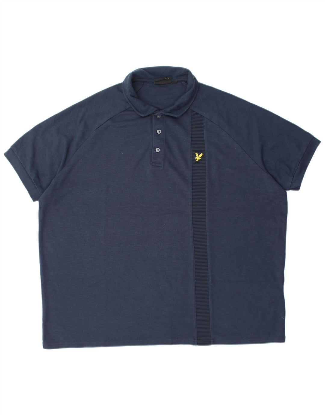 LYLE & SCOTT Poloskjorte til mænd 2XL marineblå viskose