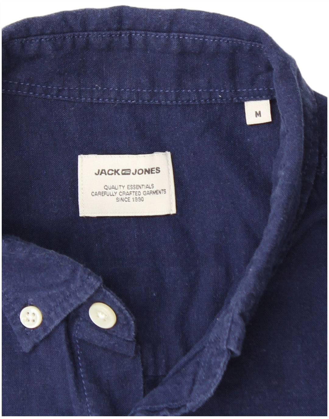 JACK & JONES Kortærmet Herreskjorte Medium Navyblå