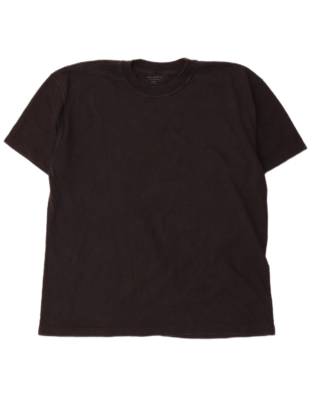 All Saints Herre T-Shirt Top XL Sort Bomuld