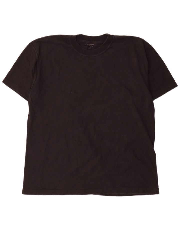 All Saints Herre T-Shirt Top XL Sort Bomuld