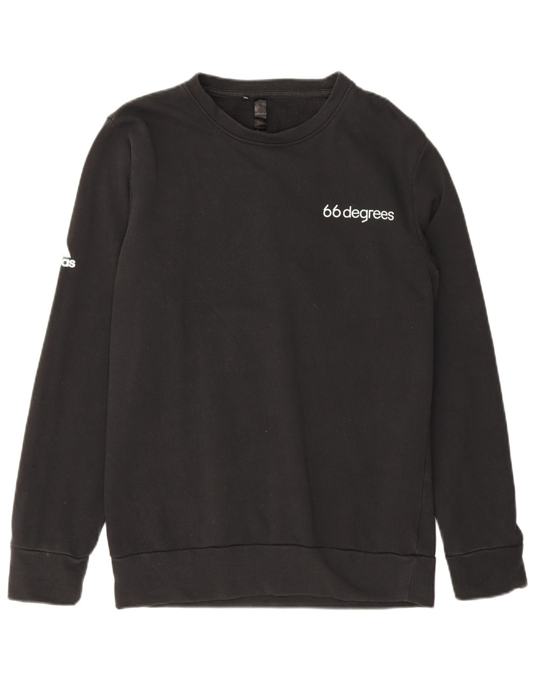 Adidas grafisk sweatshirt til mænd, lille sort bomuld