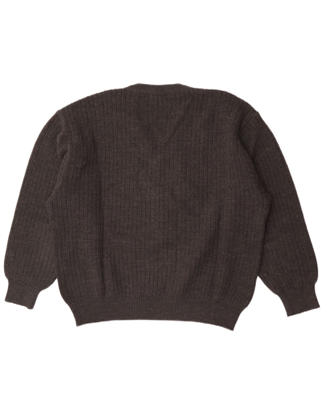 Malagrida Herre V-hals sweater XL Gråstribet