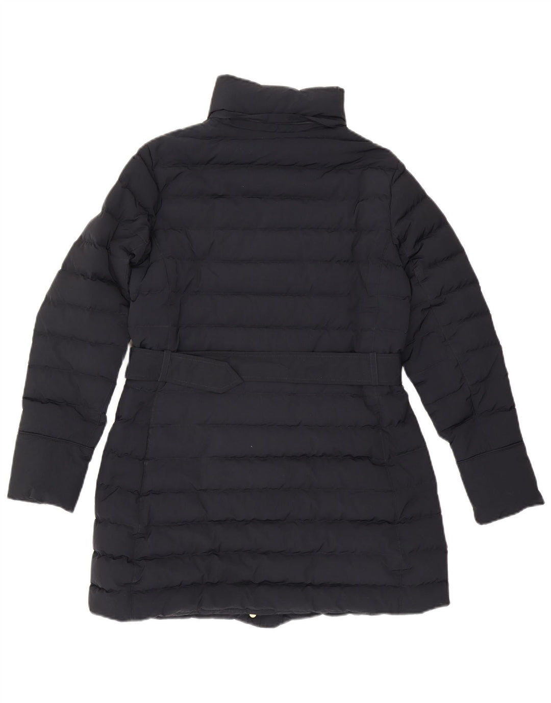 Woolrich Womens Polstret Frakke UK 16 Large Navy Blue Polyester