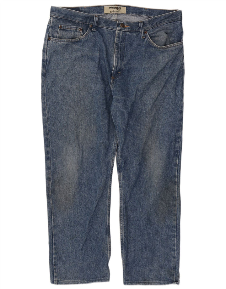 Wrangler Straight Jeans til mænd W38 L26 blå bomuld