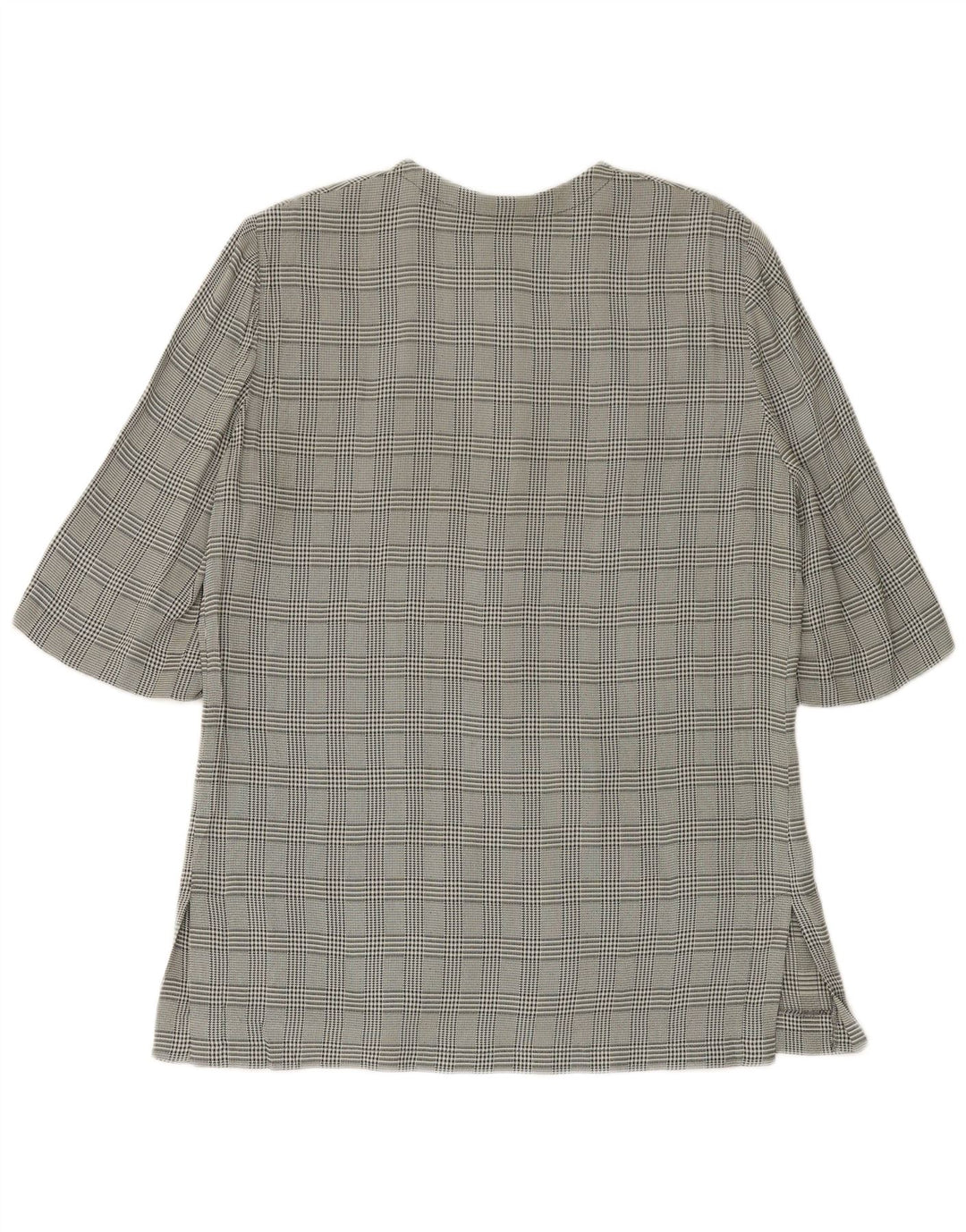 LUISA SPAGNOLI Dame 3/4 ærmet blazerjakke IT 46 Stor grøn ternet