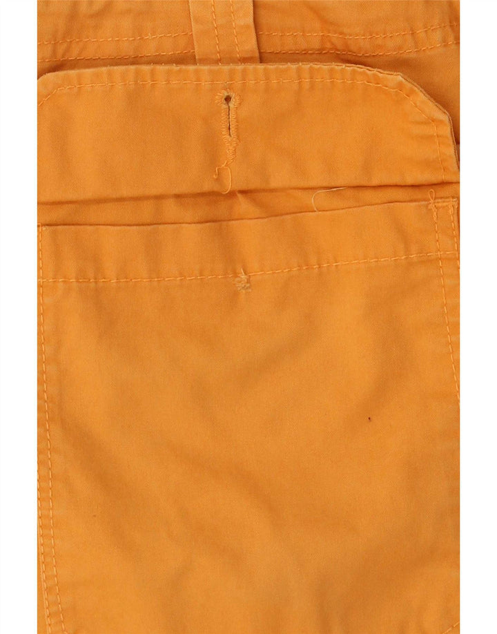 Vintage Herre Cargo Shorts IT 46 Small W32 Orange Bomuld