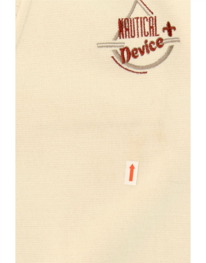 EXPLORER Mens Cardigan Sweater IT 54 XL Off White Wool Vintage Explorer and Second-Hand Explorer from Messina Hembry 