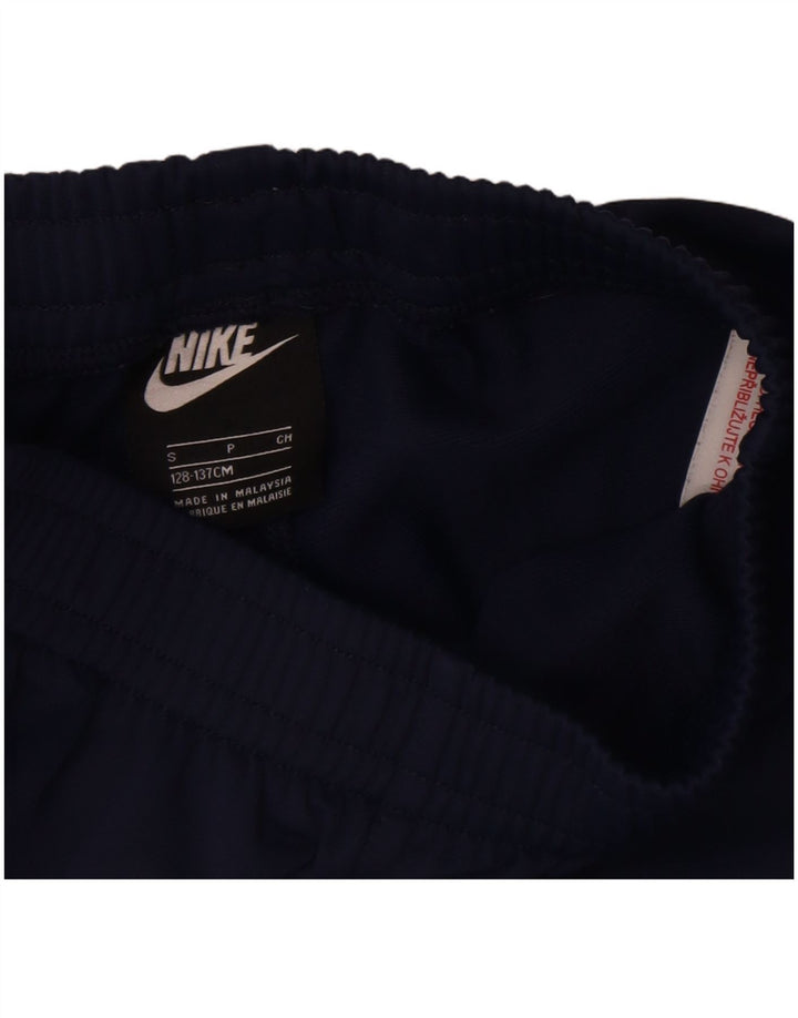 Nike Boys træningsdragt bukser 8-9 år Small Navy Blue Polyester
