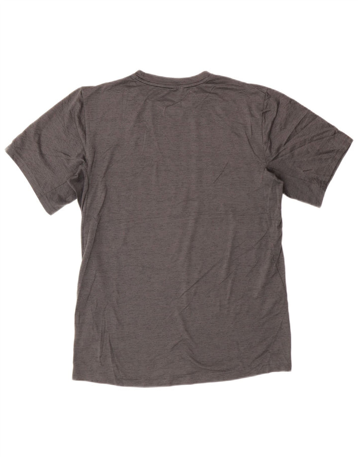 Nike Herre Dri Fit T-shirt Top Lille grå Flecked Polyester