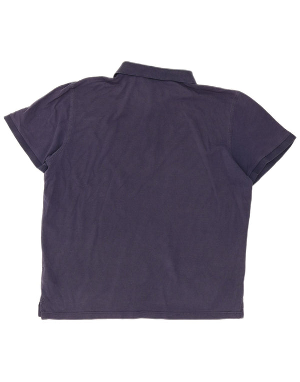 Gant Herre Regular Fit Polo Shirt 2XL Navy Blue Bomuld