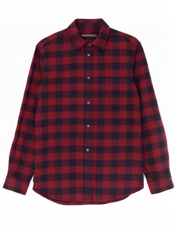 French Connection Herre Flanellskjorte Stor Rød Gingham