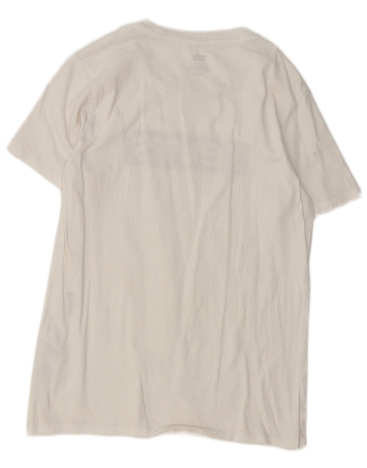 Levi's Herre grafisk T-shirt Top XS Hvid