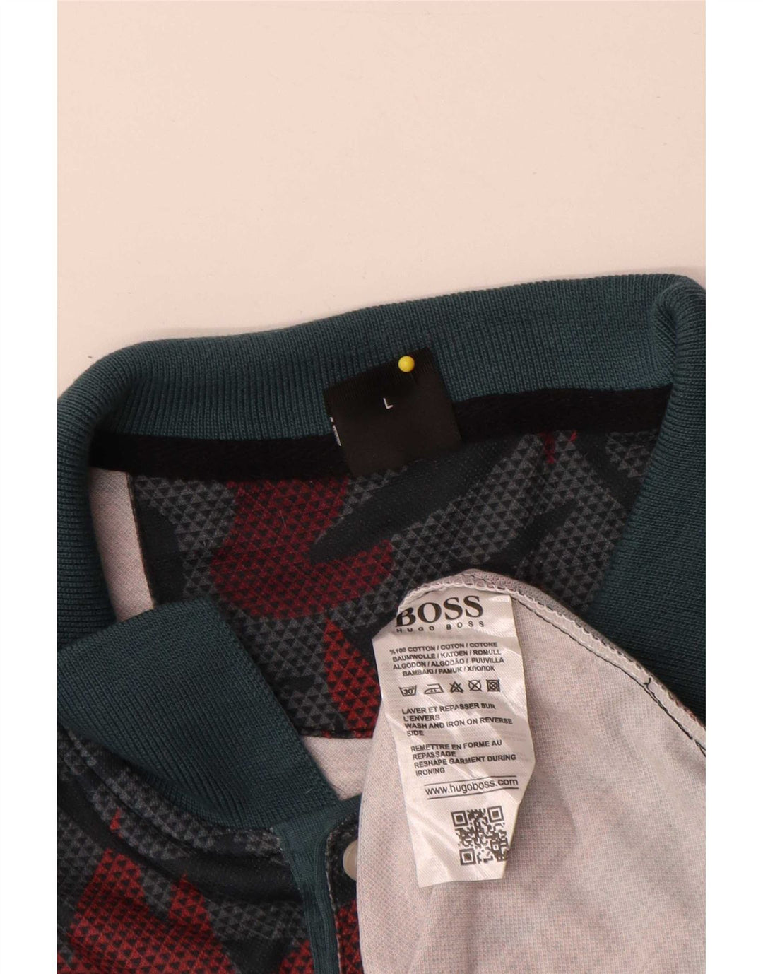 Hugo Boss Polo Shirt til mænd Stor flerfarvet bomuld