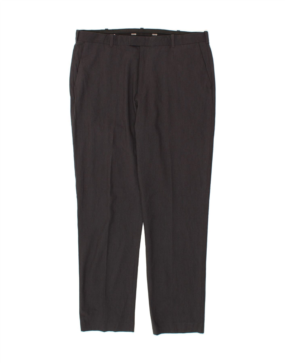 IZOD Mens Slim Suit Trousers W36 L32 Grey Polyester Vintage Izod and Second-Hand Izod from Messina Hembry 