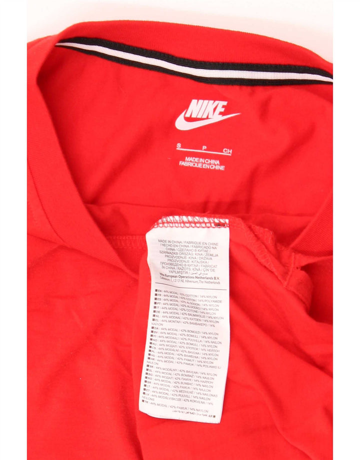 Nike herre T-shirt top lille rød bomuld