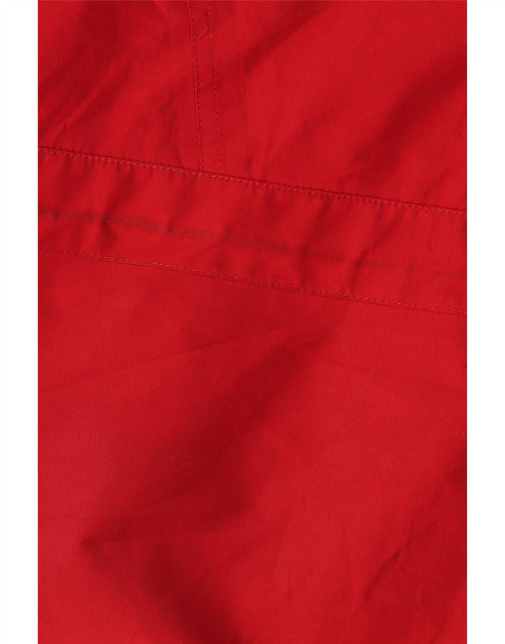 Berghaus Dame Hætte Oversized Regnjakke UK 18 XL Rød Nylon