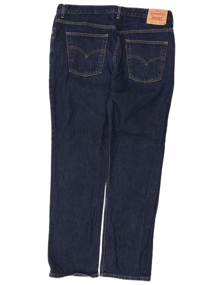 Levi's Herre 581 Straight Jeans W40 L32 Marineblå
