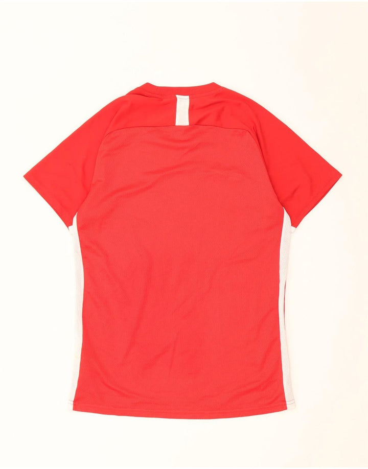 Nike Herre Dri Fit T-Shirt Top Medium Rød Polyester