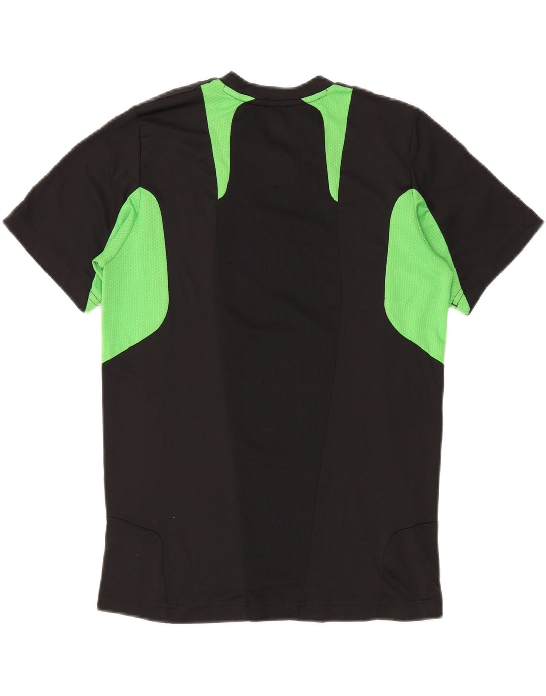 Adidas Boys Climacool T-Shirt Top 15-16 år Sort Colourblock Polyester