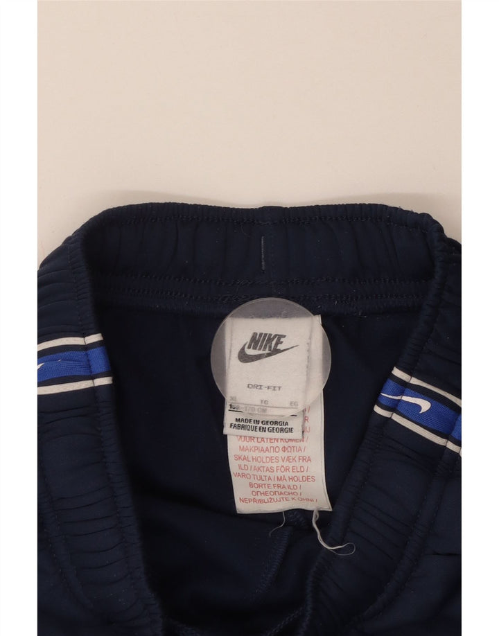 NIKE Drenge Dri Fit træningsdragt Bukser Joggers 13-14 år XL Marineblå