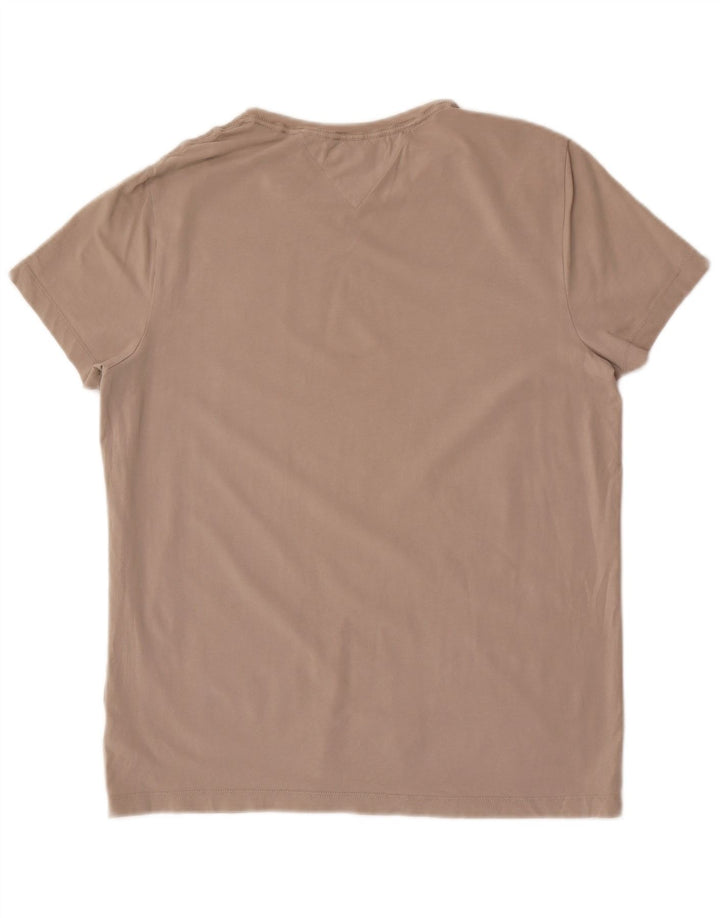 Tommy Hilfiger Herre Extra Slim T-Shirt Top XL Grå Bomuld
