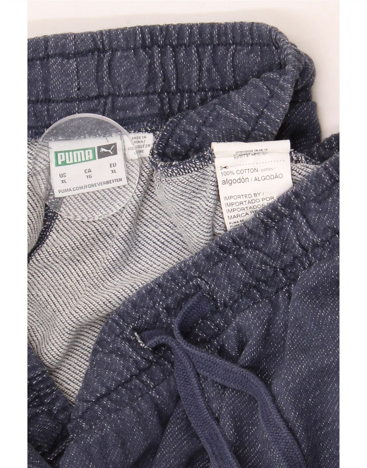 PUMA Træningsdragt til mænd Joggers XL marineblå bomuld